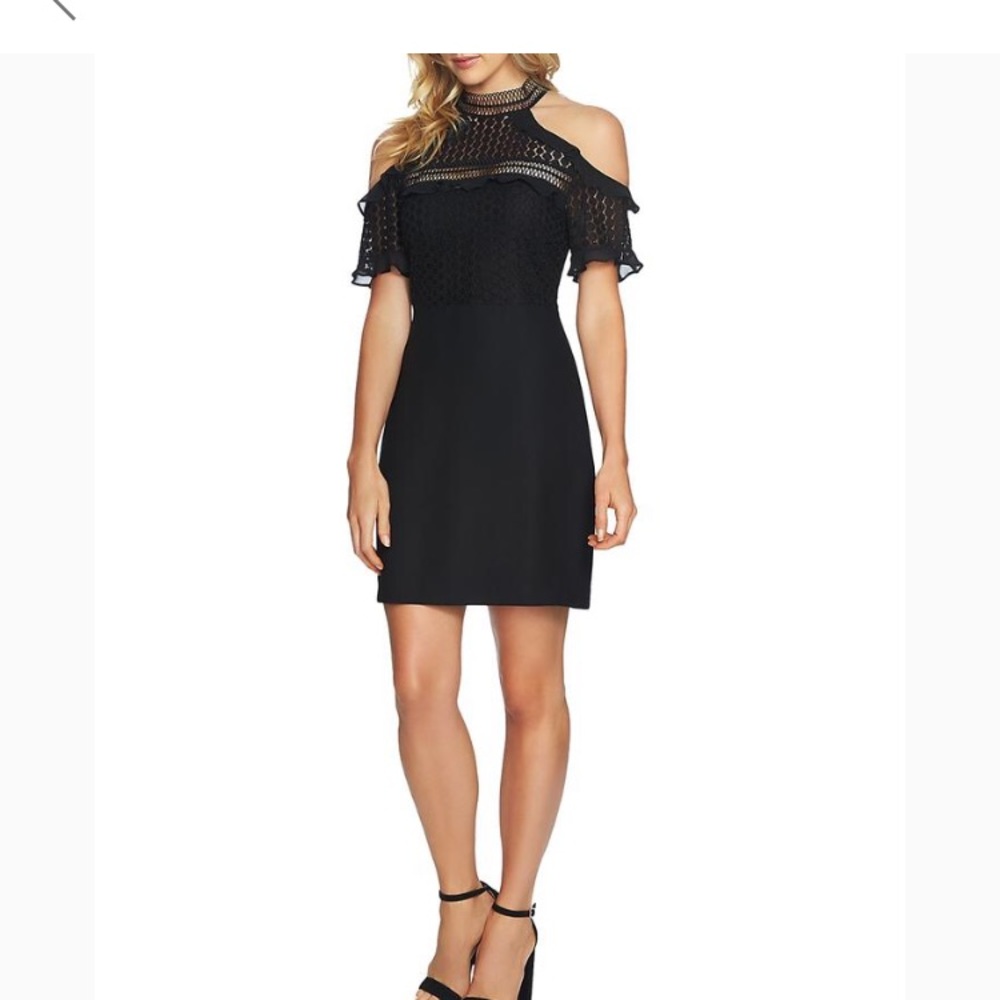 CeCe by Cynthia Steffe Anne Cold-Shoulder Dress